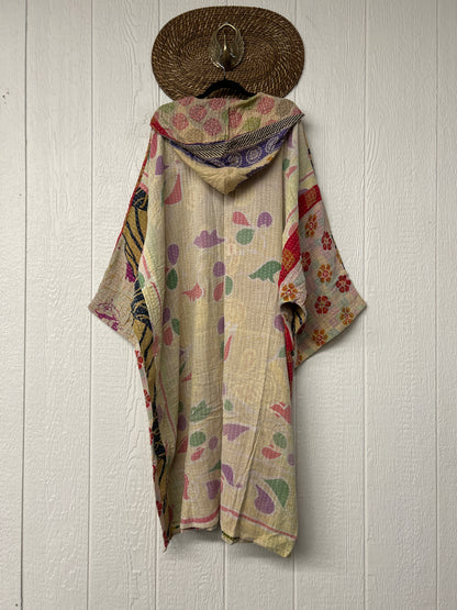 Pareo Kantha Gaia Hooded Maxi 1026 021