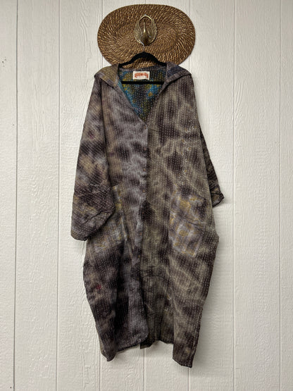 Pareo Kantha Gaia Hooded Maxi 1026 085