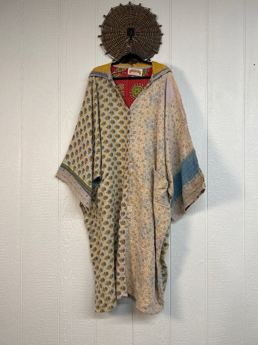 Pareo Kantha Gaia Hooded Maxi 1026 202