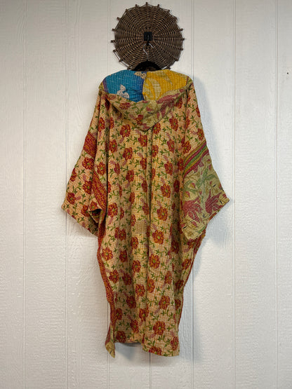 Pareo Kantha Gaia Hooded Maxi 1026 155