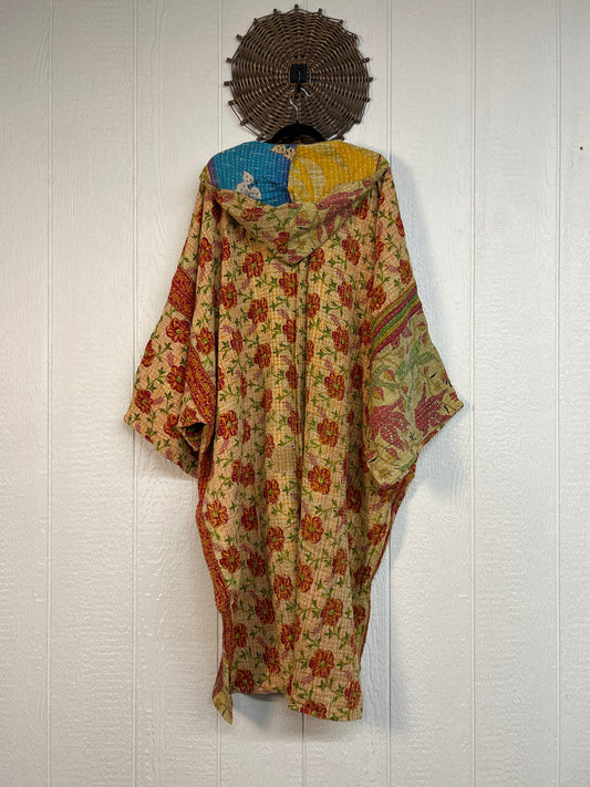 Pareo Kantha Gaia Hooded Maxi 1026 155