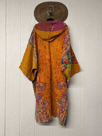 Pareo Kantha Gaia Hooded Maxi 1026 111