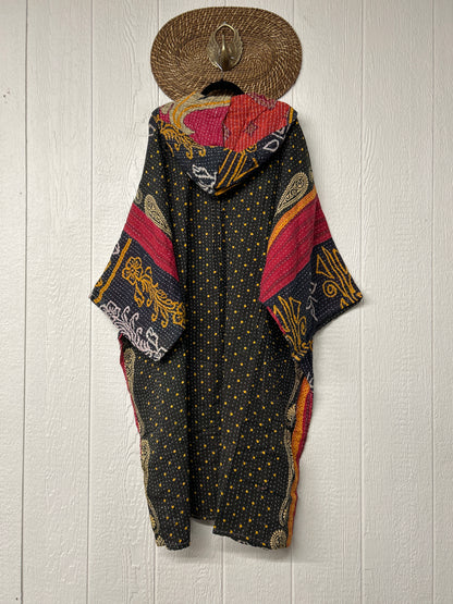 Pareo Kantha Gaia Hooded Maxi 1026 105