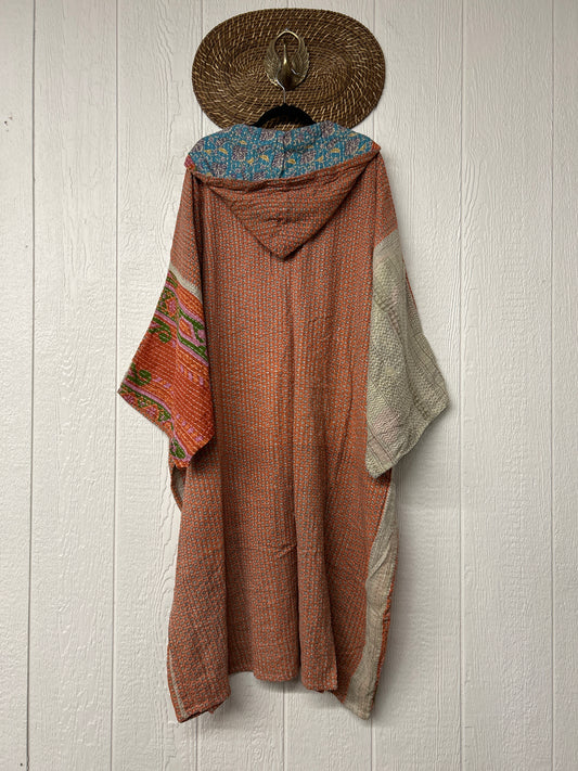 Pareo Kantha Gaia Hooded Maxi 1026 113