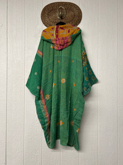Pareo Kantha Gaia Hooded Maxi 1026 098