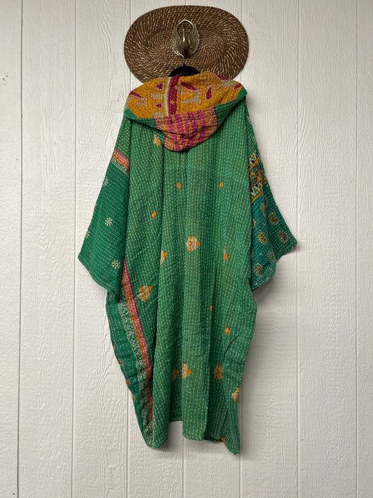Pareo Kantha Gaia Hooded Maxi 1026 098