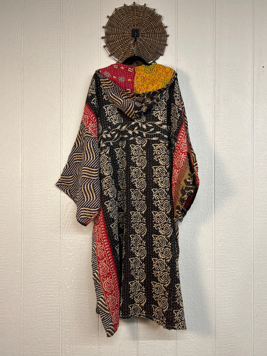 Pareo Kantha Gaia Hooded Maxi 1026 218