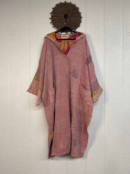 Pareo Kantha Gaia Hooded Maxi 1026 222