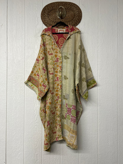 Pareo Kantha Gaia Hooded Maxi 1026 079