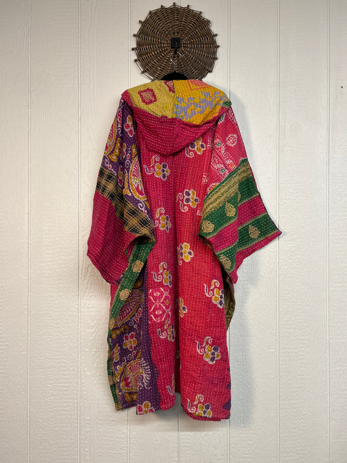 Pareo Kantha Gaia Hooded Maxi 1026 190