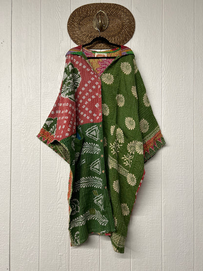 Pareo Kantha Gaia Hooded Maxi 1026 059