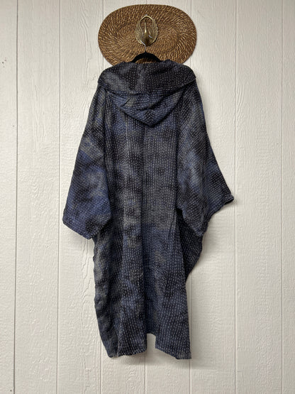 Pareo Kantha Gaia Hooded Maxi 1026 093