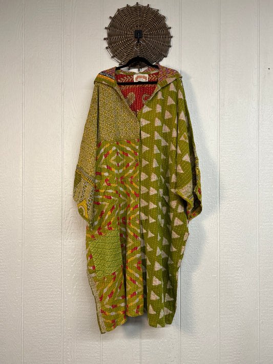 Pareo Kantha Gaia Hooded Maxi 1026 208