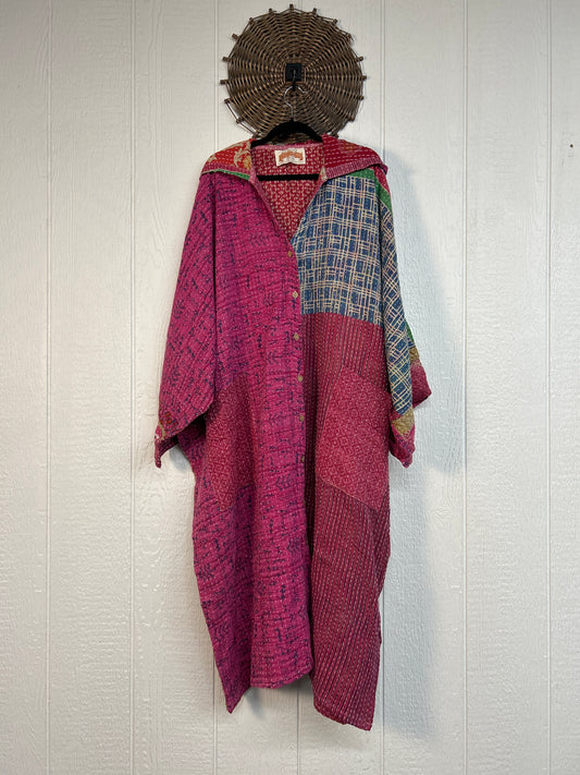 Pareo Kantha Gaia Hooded Maxi 1026 144