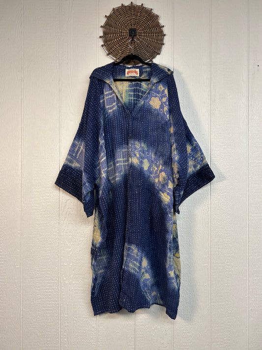 Pareo Kantha Gaia Hooded Maxi 1026 187