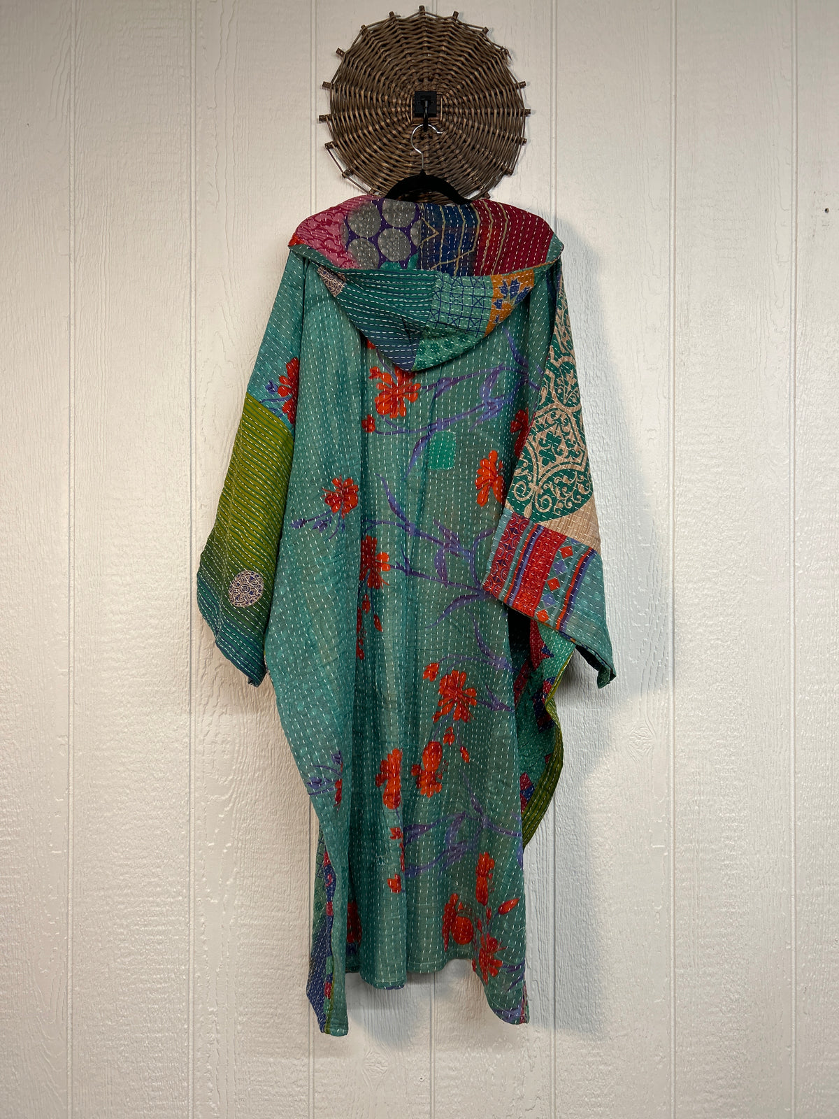 Pareo Kantha Gaia Hooded Maxi 1026 195