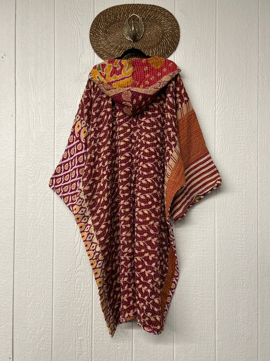 Pareo Kantha Gaia Hooded Maxi 1026 050