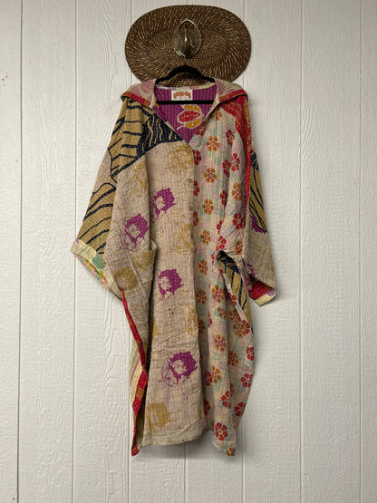 Pareo Kantha Gaia Hooded Maxi 1026 021
