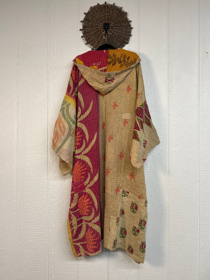 Pareo Kantha Gaia Hooded Maxi 1026 160