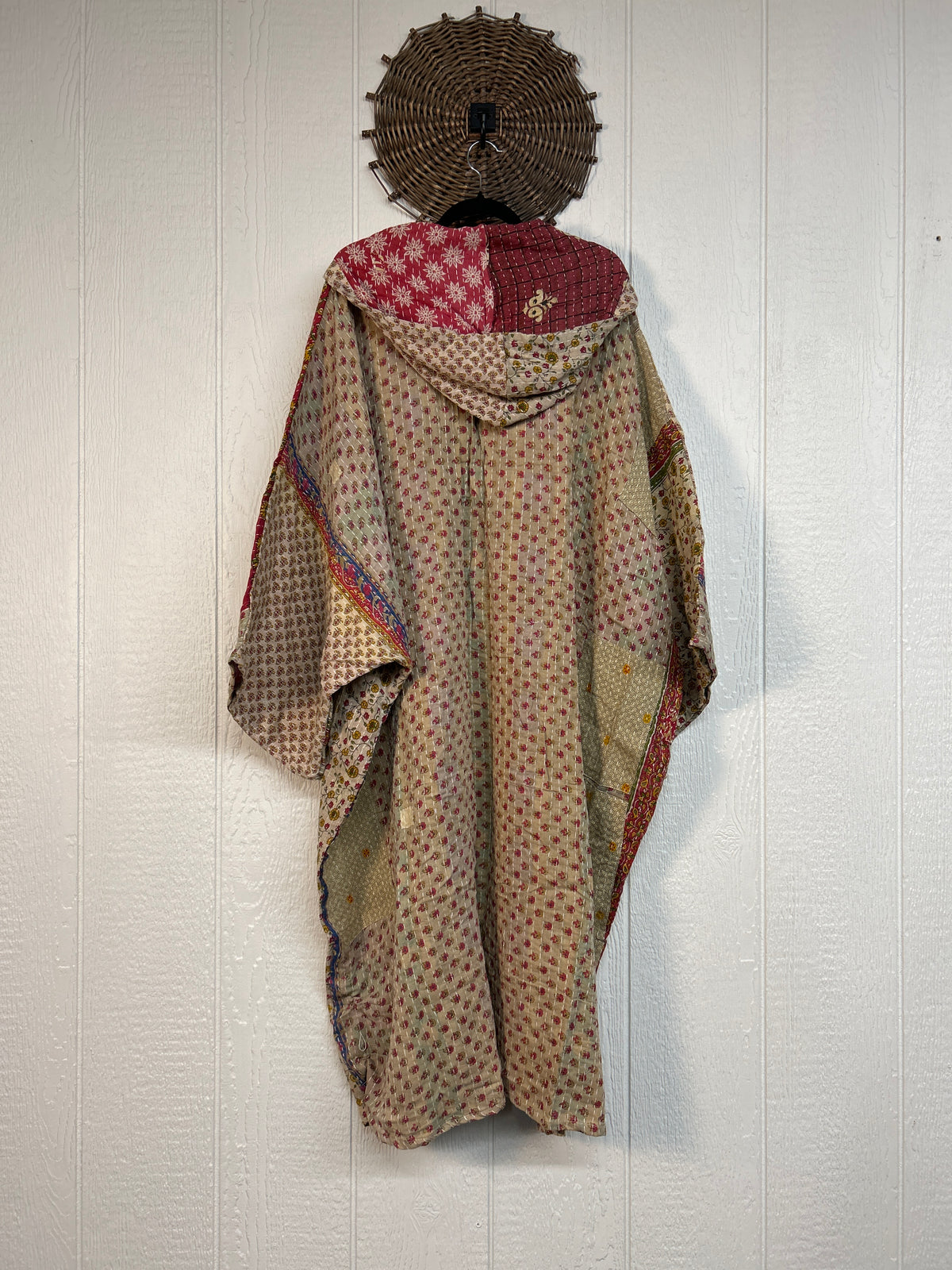 Pareo Kantha Gaia Hooded Maxi 1026 199