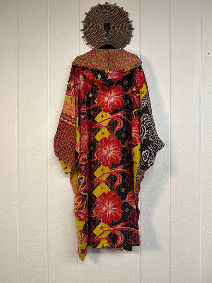Pareo Kantha Gaia Hooded Maxi 1026 183