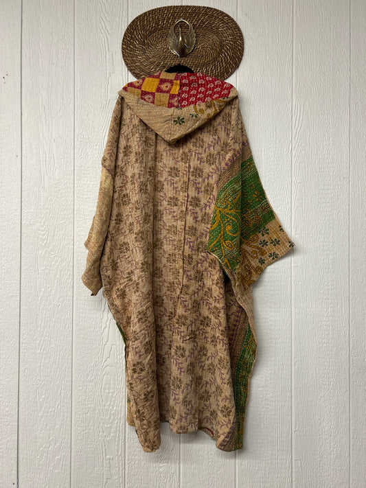 Pareo Kantha Gaia Hooded Maxi 1026 120