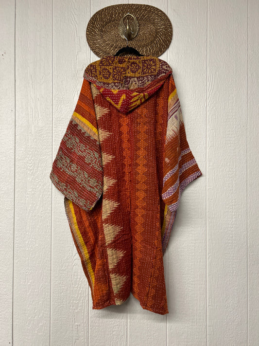 Pareo Kantha Gaia Hooded Maxi 1026 067