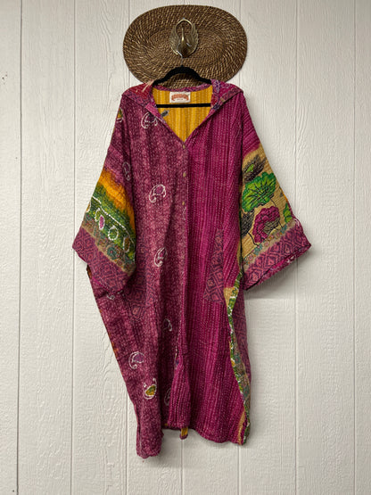 Pareo Kantha Gaia Hooded Maxi 1026 027