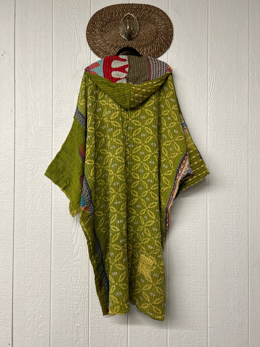Pareo Kantha Gaia Hooded Maxi 1026 019