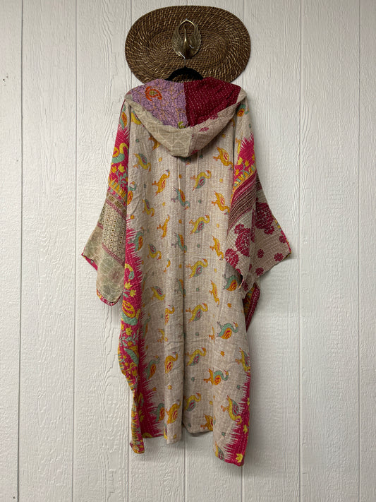 Pareo Kantha Gaia Hooded Maxi 1026 118