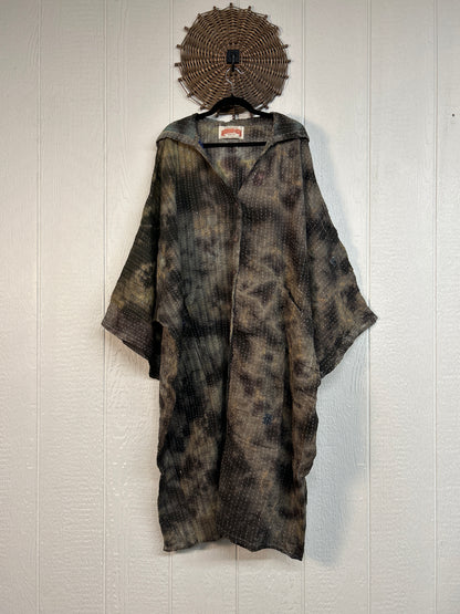 Pareo Kantha Gaia Hooded Maxi 1026 179