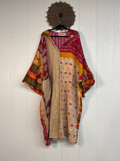 Pareo Kantha Gaia Hooded Maxi 1026 224