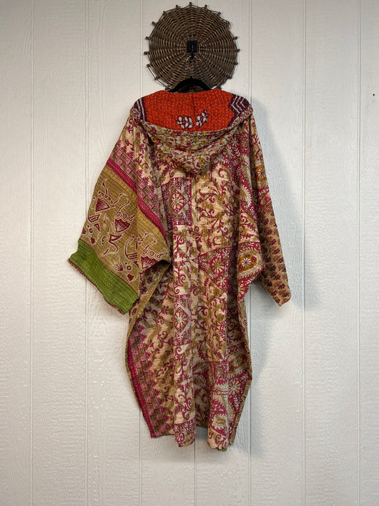 Pareo Kantha Gaia Hooded Maxi 1026 219