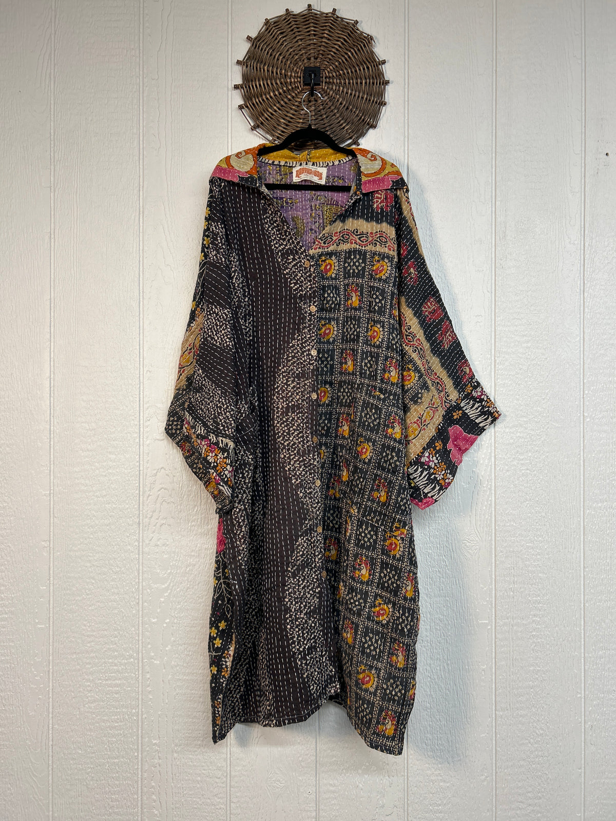 Pareo Kantha Gaia Hooded Maxi 1026 146