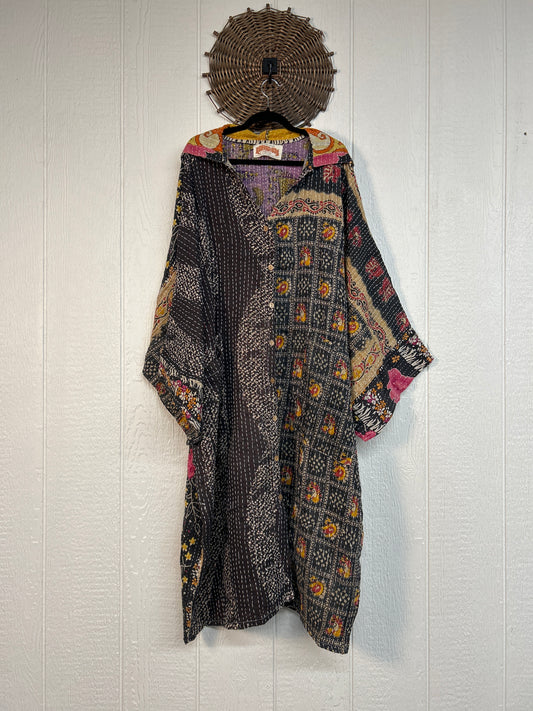 Pareo Kantha Gaia Hooded Maxi 1026 146