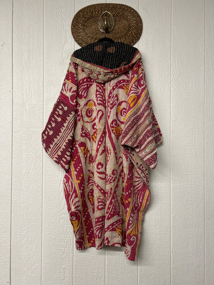 Pareo Kantha Gaia Hooded Maxi 1026 082