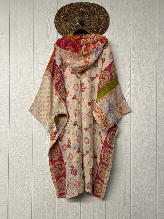 Pareo Kantha Gaia Hooded Maxi 1026 114