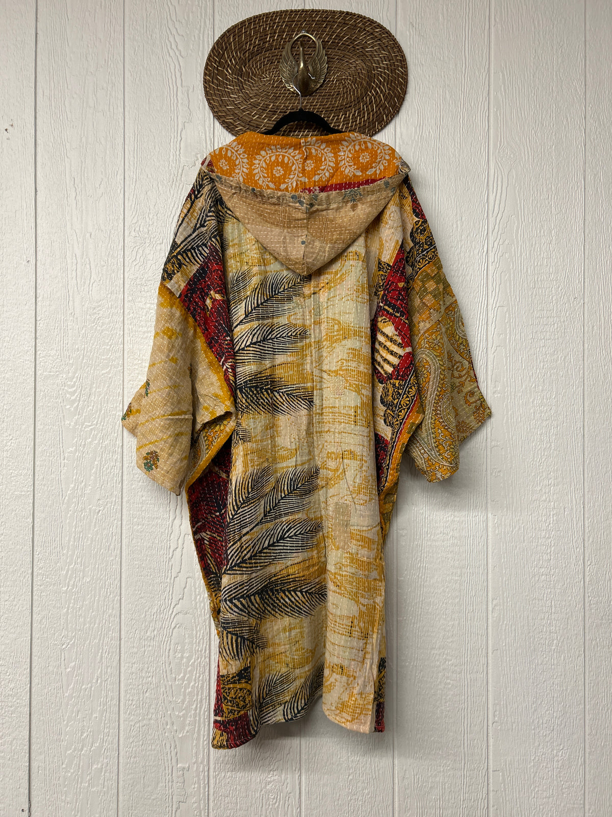 Pareo Kantha Gaia Hooded Maxi 1026 129