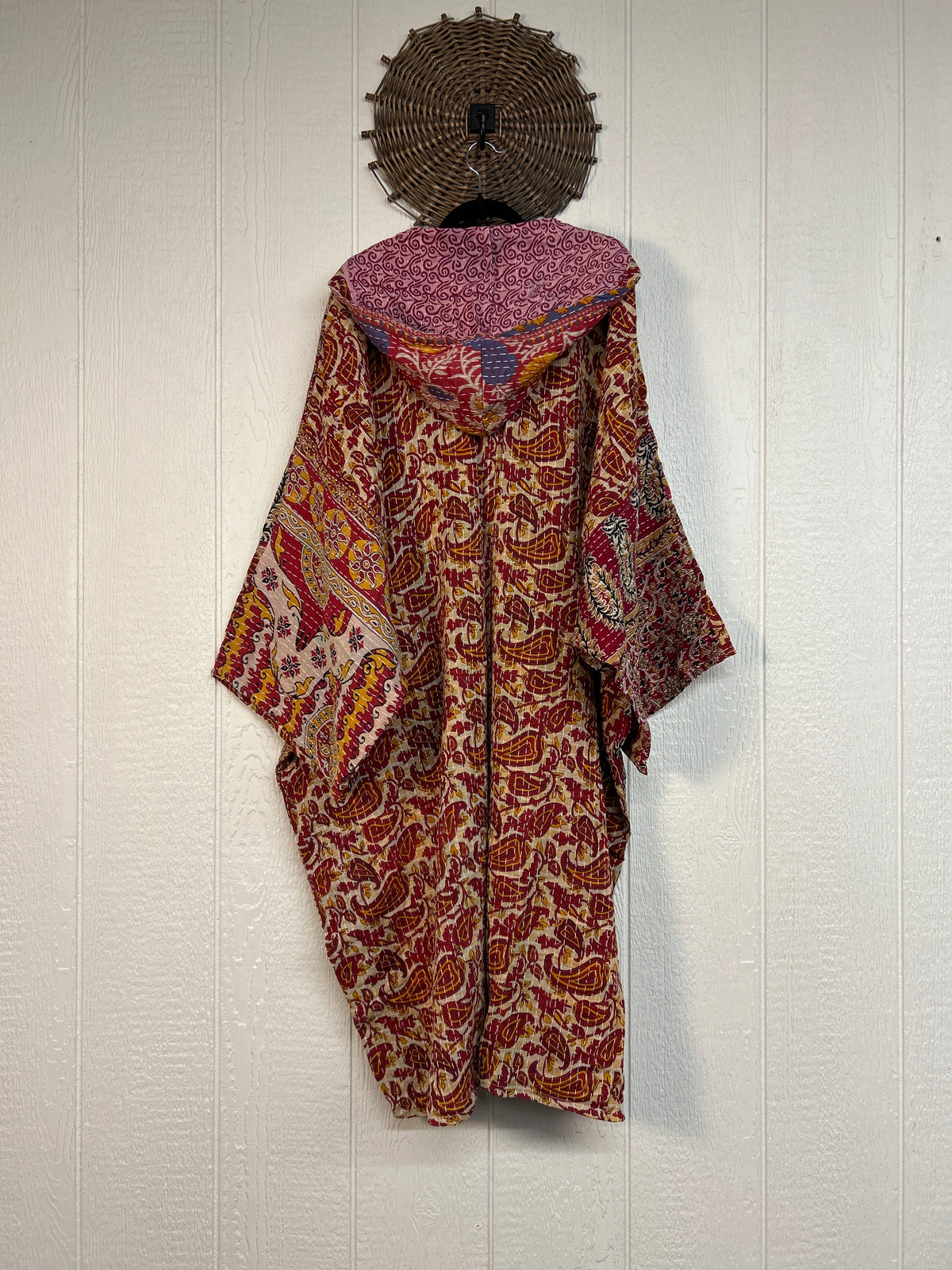 Pareo Kantha Gaia Hooded Maxi 1026 143