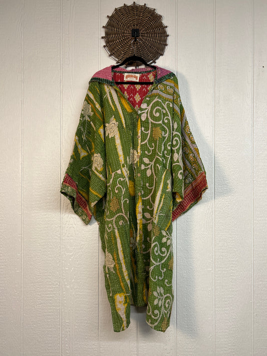 Pareo Kantha Gaia Hooded Maxi 1026 214
