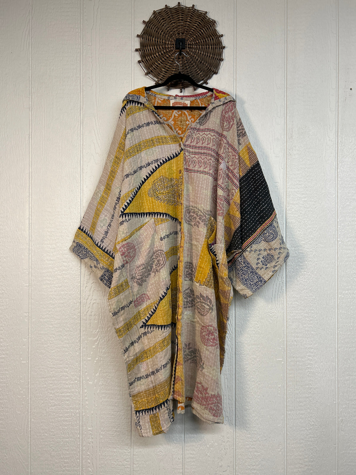 Pareo Kantha Gaia Hooded Maxi 1026 212