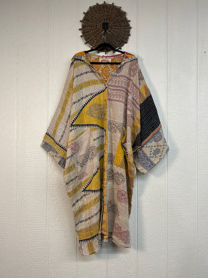 Pareo Kantha Gaia Hooded Maxi 1026 212