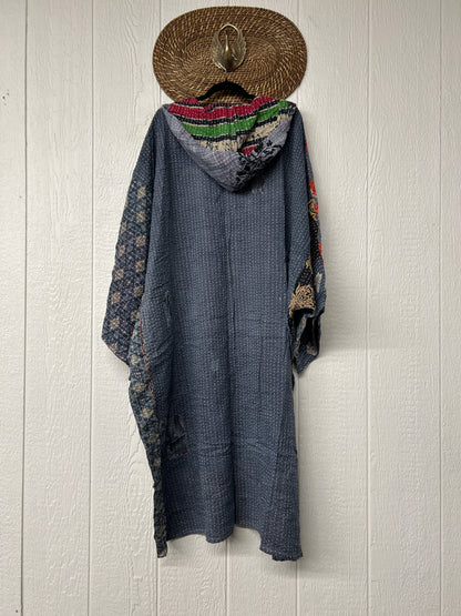Pareo Kantha Gaia Hooded Maxi 1026 056
