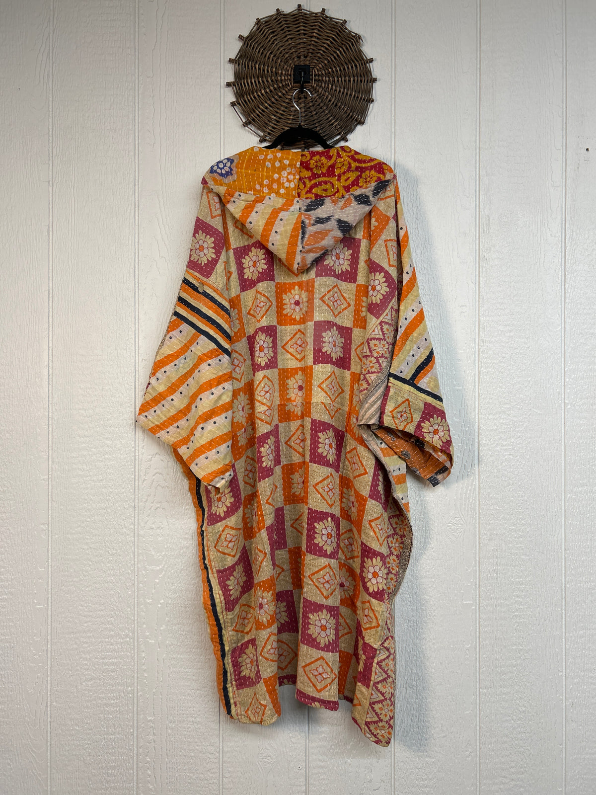 Pareo Kantha Gaia Hooded Maxi 1026 141