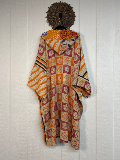 Pareo Kantha Gaia Hooded Maxi 1026 141