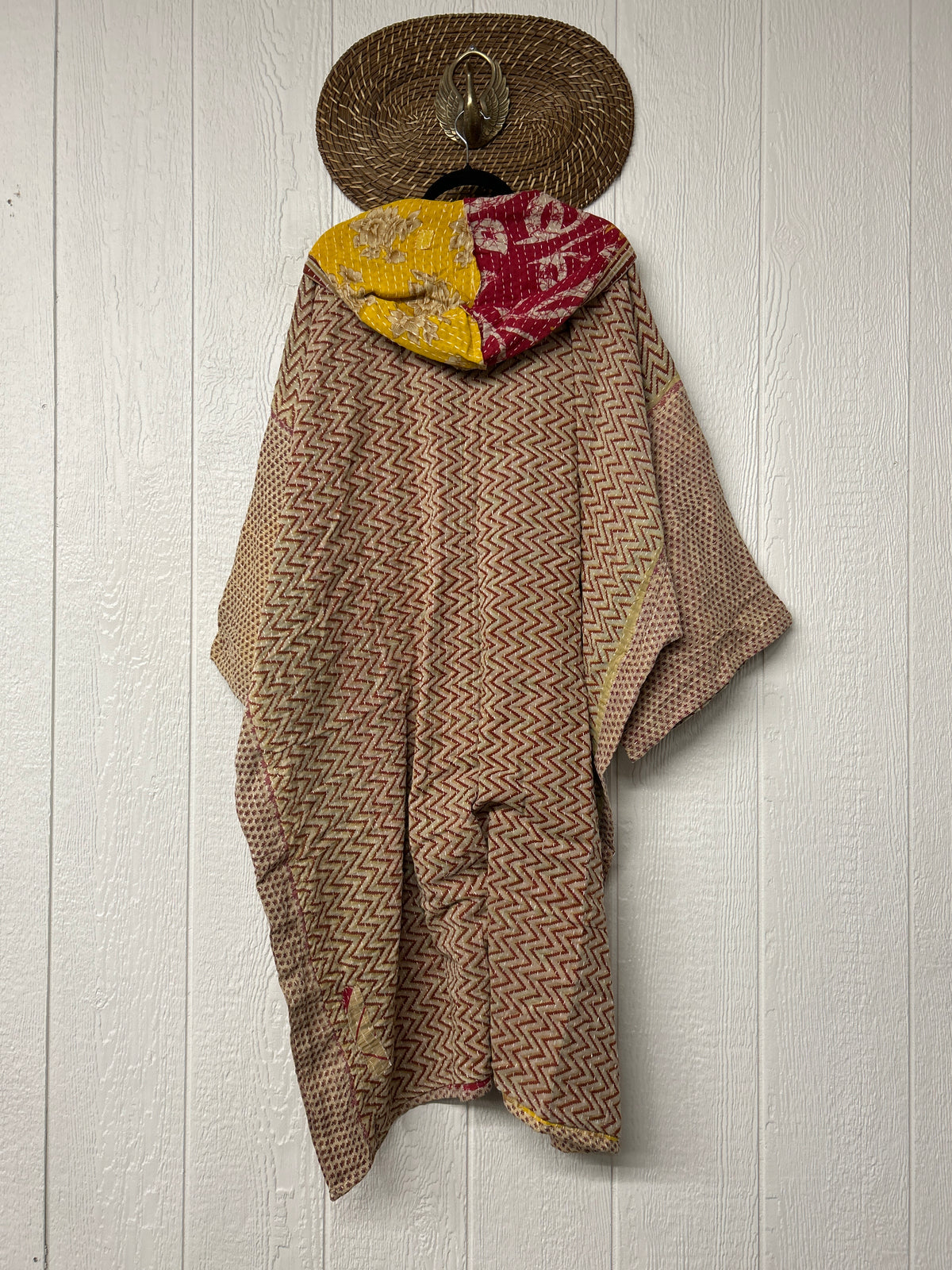 Pareo Kantha Gaia Hooded Maxi 1026 106