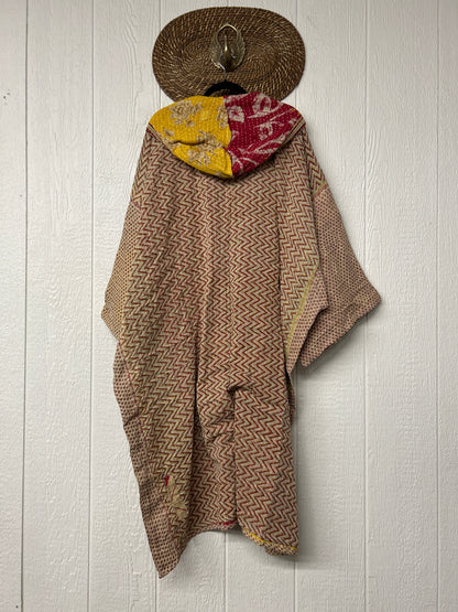 Pareo Kantha Gaia Hooded Maxi 1026 106