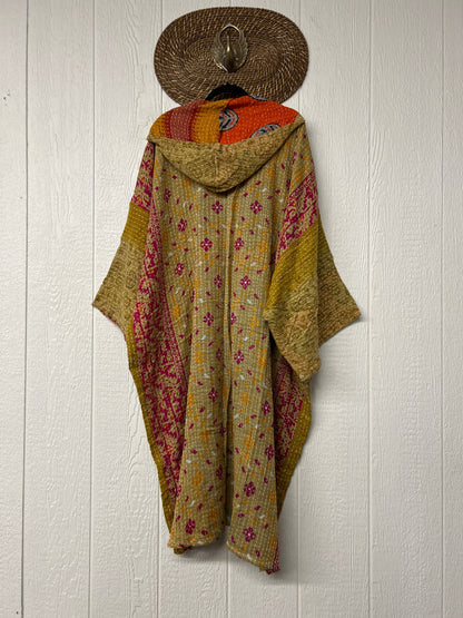 Pareo Kantha Gaia Hooded Maxi 1026 112