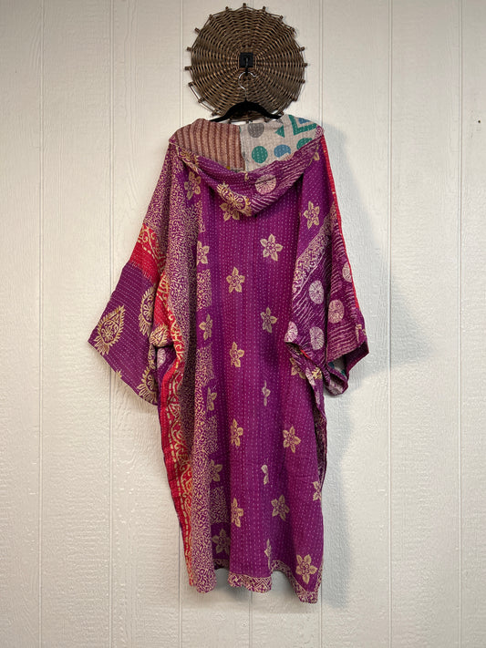 Pareo Kantha Gaia Hooded Maxi 1026 210