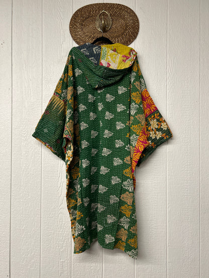 Pareo Kantha Gaia Hooded Maxi 1026 055
